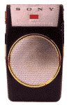 "6" Transistor radio from Sony